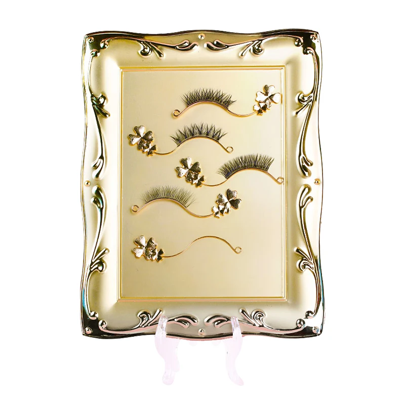 

Eyelash Extension Model Display Photo Frame Beauty Eyelash Shop Planting Eyelash Style Display Stand Metal Try-on Device Strip