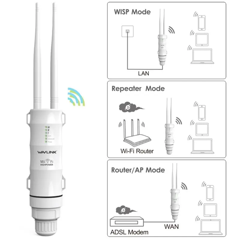 OOTDTY AC600 wifi 2,4G 5G Частота Беспроводной ретранслятор высокой мощности открытый wifi маршрутизатор