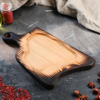 

Cutting board, for serving "Ribeye", 35 x 20 cm, solid ash