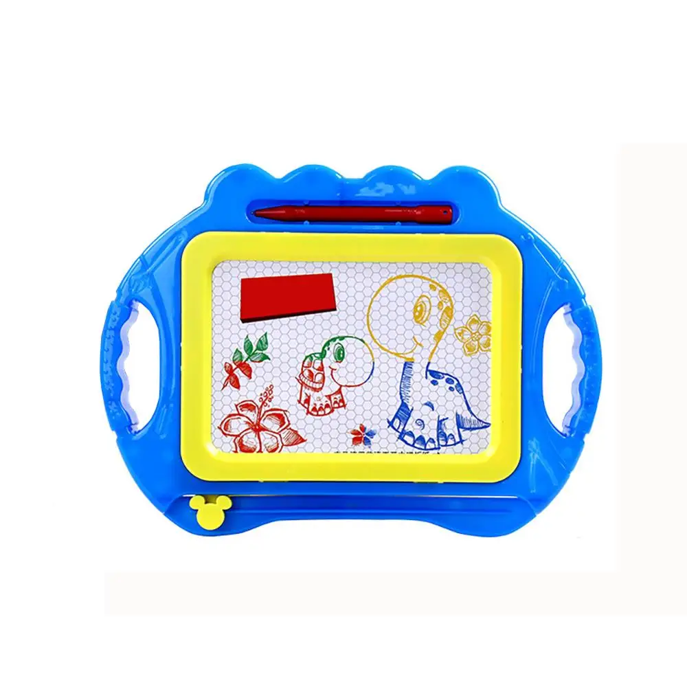 Hilittlekids/магнитный рисунок «сделай сам» для маленьких мальчиков и девочек, нетоксичный большой магнитный стираемый рисунок, обучающая игрушка - Цвет: Синий
