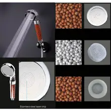 Anion Spa Water Saving Shower Head Purifier Water Filters Cleaner Sprayer Spa Booster Water Filter Bathing Accesories