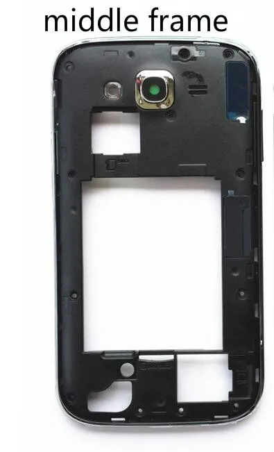 Средняя рамка+ задняя крышка для samsung Galaxy Grand Neo i9060 i9060i GT-i9060 GT-i9060i задний Чехол пластины рамка для телефона Корпус часть