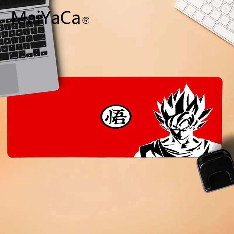 MaiYaCa Beautiful Anime dragon ball cool anime Office Mice Gamer Soft Mouse Pad Rubber Mouse Durable Desktop Mousepad - Цвет: LockEdge 30x80cm