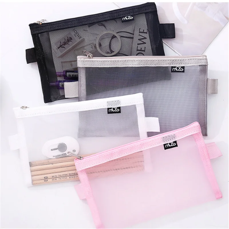 Pk Ga Bk Wt -19x10cm Vogvigo, косметичка для путешествий, для женщин, на молнии, макияж, прозрачный чехол для макияжа, органайзер, сумка для хранения, косметичка, набор, сумки - Цвет: Pk Ga Bk Wt -19x10cm