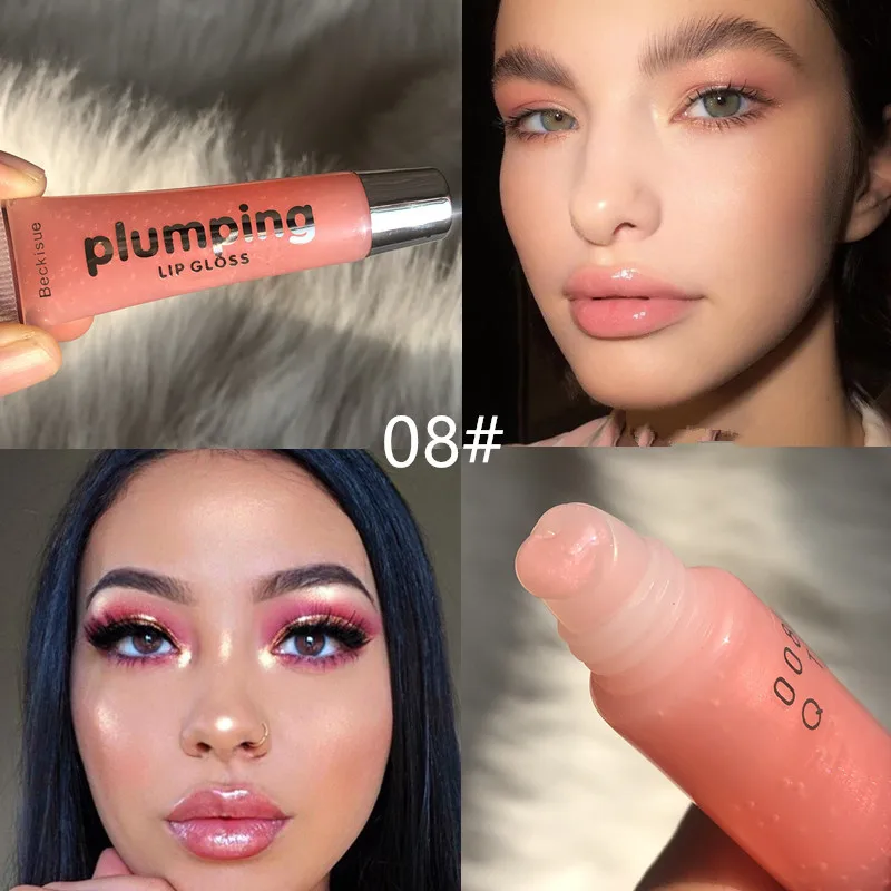 Wet Cherry Gloss Plumping Lip gloss Lip Plumper Makeup Big Gloss Moisturizer Plump Volume Shiny Vitamin E Mineral Oil