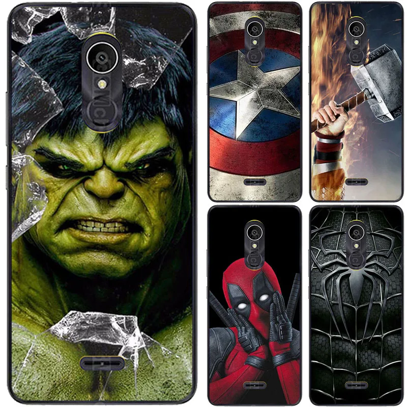 

Superhero Phone Case Cover For Alcatel 7 3 3C 3X 3V 5V 3L 2018 2019 Superman Back Cover Bags For Alcatel A5 Led Fundas Shell