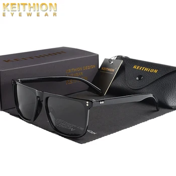 

KEITHION Luxury Aviation Square Sunglasses Men Brand Designer Sunglass Vintage Sun Glasses For Women High Quality Sunglases