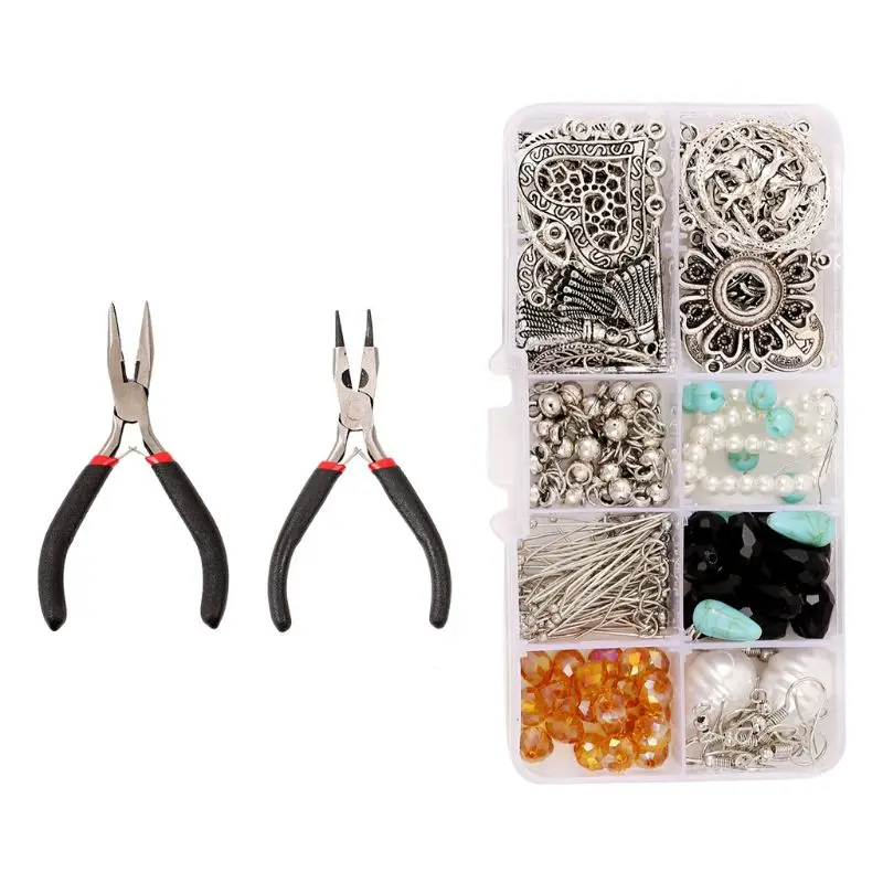 

1 Set DIY Bohemian Earring Making Kit Jewelry Components Materials Tools Repair Supply
