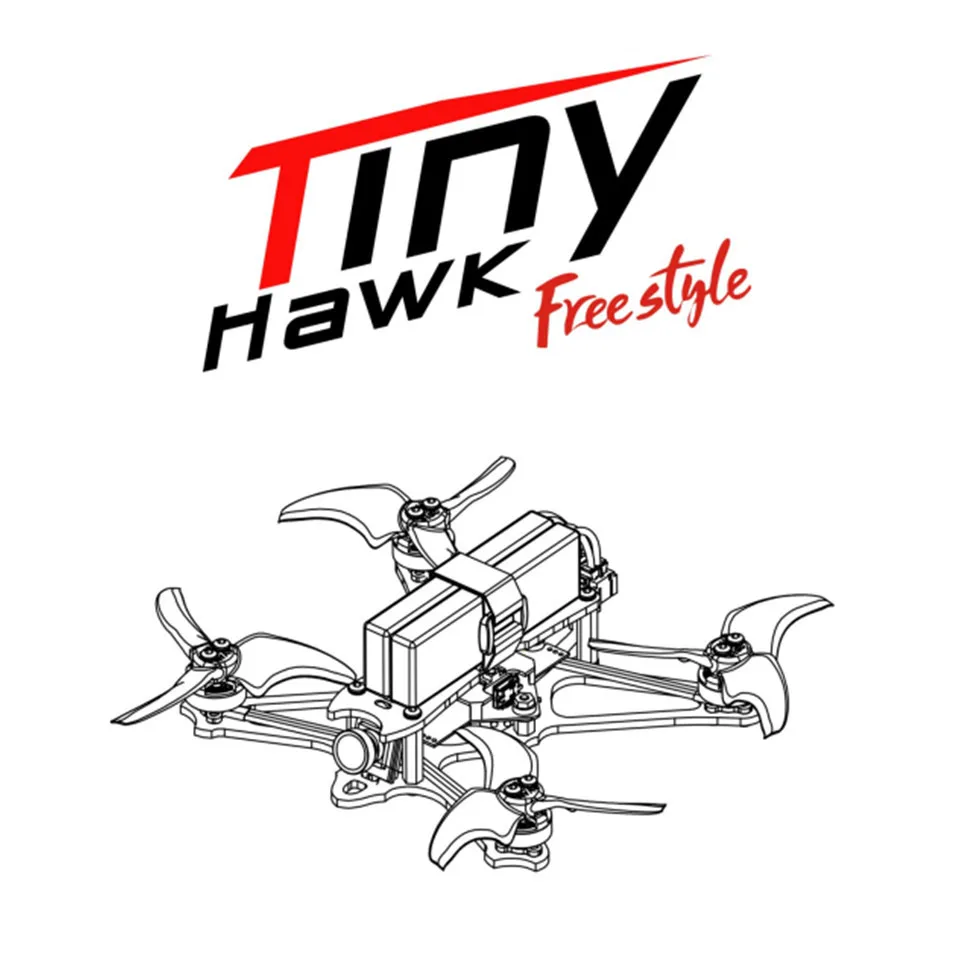 EMAX Tinyhawk Фристайл 115 мм 2,5 дюймов FPV гоночный Дрон F4 MATEK F411 Контроллер полета 5A 4в1 ESC Avan Раш пропеллер крошечный RX