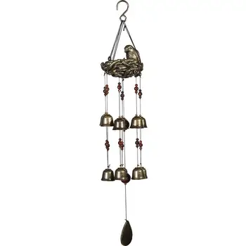 

Metal Wind Chimes Hanging Wind Bell Ornaments Indian Style Tassel Wind Chimes Crafts Wall Hanging Decoration Art Pendant Gift
