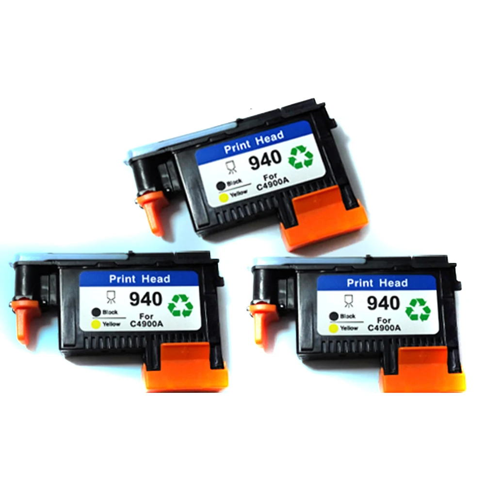 3x для 940 940XL черно-Желтая печатающая головка совместима с печатающей головкой hp940 C4900A OfficeJet Pro 8500 8000 8500A струйный принтер