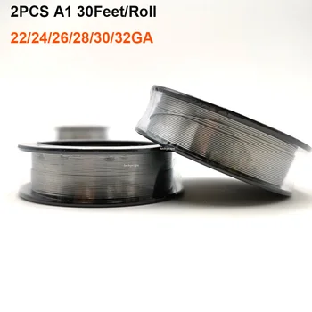 

2PCS 30 feet/roll A1 Heating Wire 22 /24 /26 /28 /30 /32 GA A1 Resistance Wire For RDA Atomizer E-Cigarette Accessory