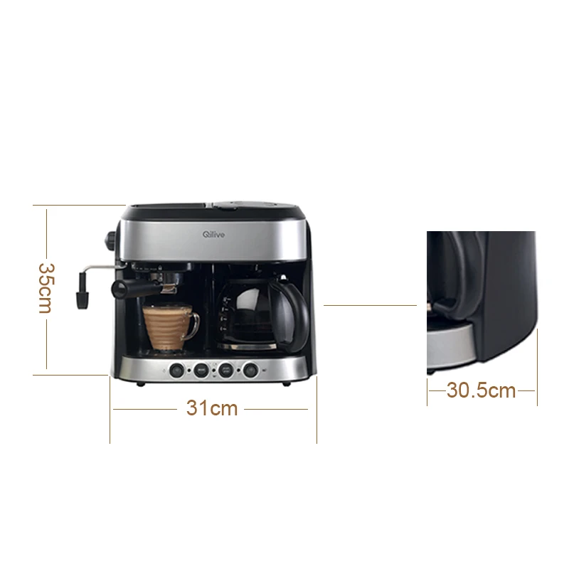 Bialetti 35019 SemiAutomatic Combination Drip Coffee Maker And