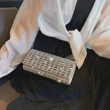 Ins Exceed Fire маленькая сумка Алмазная сумка на одно плечо летняя Джокер цепь маленькая квадратная упаковка сказочная Наклонная Сумка