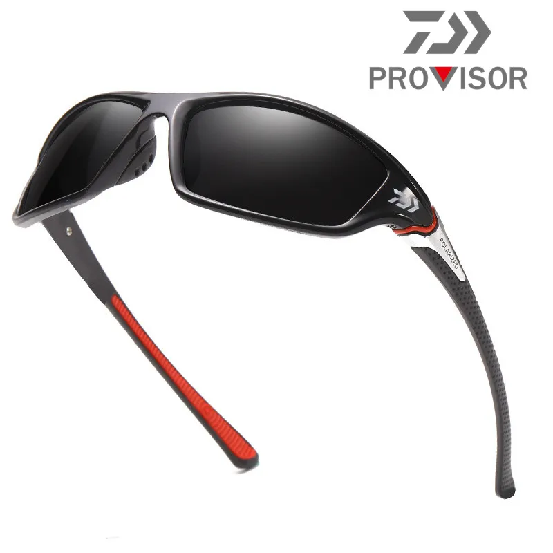 Óculos de Sol Óculos de Sol de Pesca Dawa Homem Pesca Siamese Dustproof Polarizado Óculos Ciclismo Moda de
