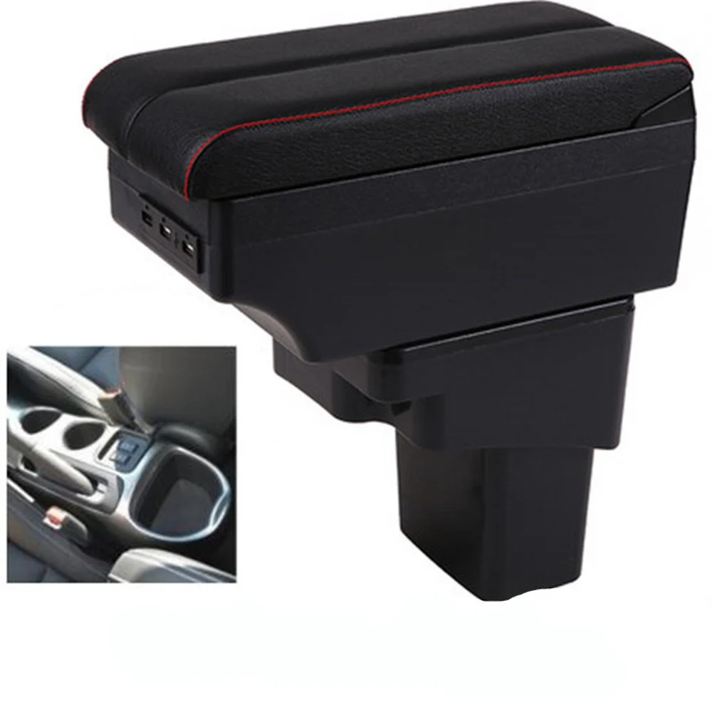 

For Nissan Juke armrest box central content box interior Armrests Storage car-styling accessories part with USB interface