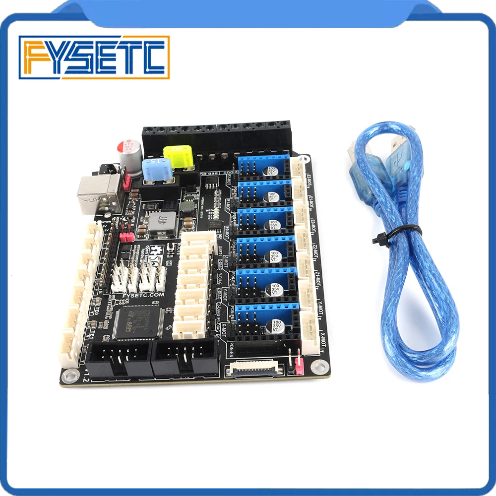Placa de Controle de 32 Bits Apoio Tmc Drivers Uart - Spi Voando Fio xh mx Conector vs f6 V1.3 Skr s6 V1.2 6x Mod. 1319259 - Imagem 3