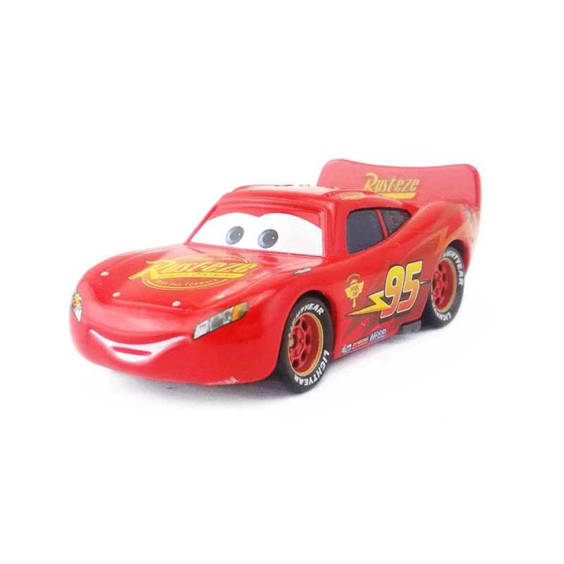 Disney Тачки небольшой № 95 радиатора пружины Lightning McQueen 1:55 Diecast металлические