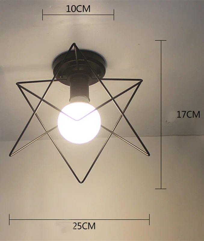 Потолочный светильник s Железный современный потолочный светильник для гостиной промышленный Декор E27 светодиодный светильник лампа для ресторана современный фонарь - Цвет корпуса: 17