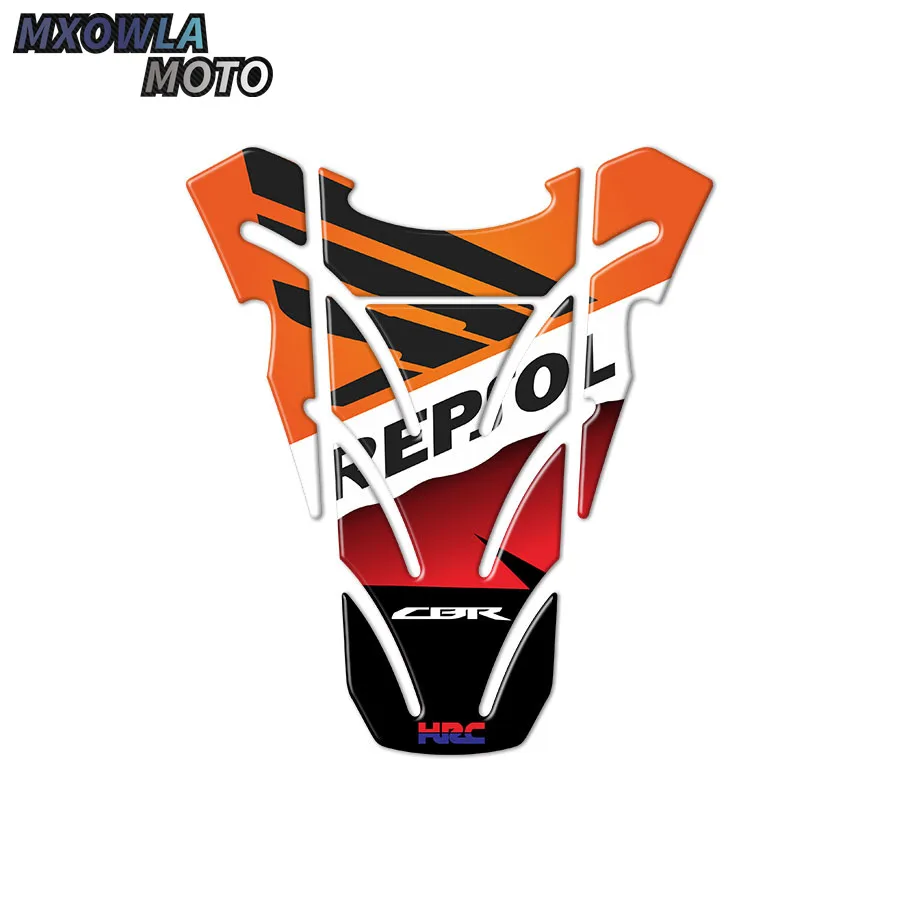 

CBR Sticker Motorcycle Tank Pad Protector Decal Stickers Case for CBR 400 600 900 1000 RR 1100XX Tankpad 3D Carbon Look