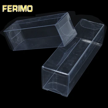 

450pcs/Lot PVC Clear Package Box Pen Crafts DIY Gift Packing Plastic Transparent Jewelry Display Box For Party Wedding Favor