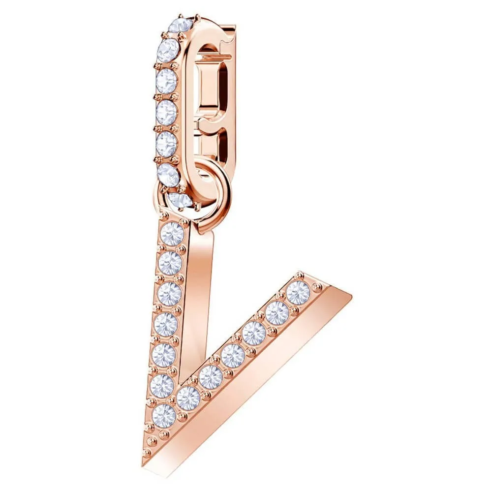 

SWA RO 2019 New Remix Collection Charm V White Rose Gold Original Lovers Set Love Letters Anniversary Fashion Gifts 5437610