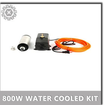 

75W 3.2M Water Pump + 5M Water Pipes+0.8KW 220V 65mm Spindle Water Cooled Kit 800W ER11 Milling Spindle Motor .