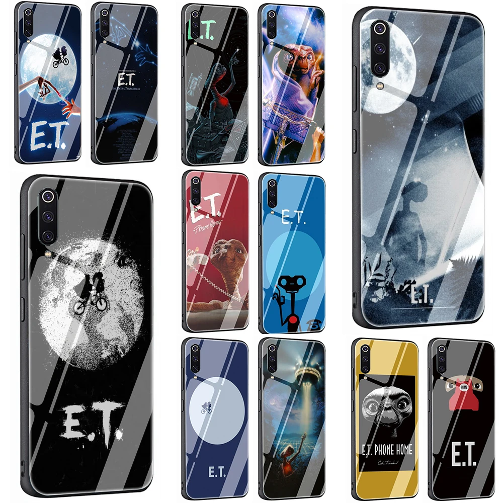 E.T. Чехол из закаленного стекла для телефона Xiaomi Mi 8 9 A1 5X A2 6X Redmi 4X 6A Note 5 6 7 Pro Pocophone F1 |