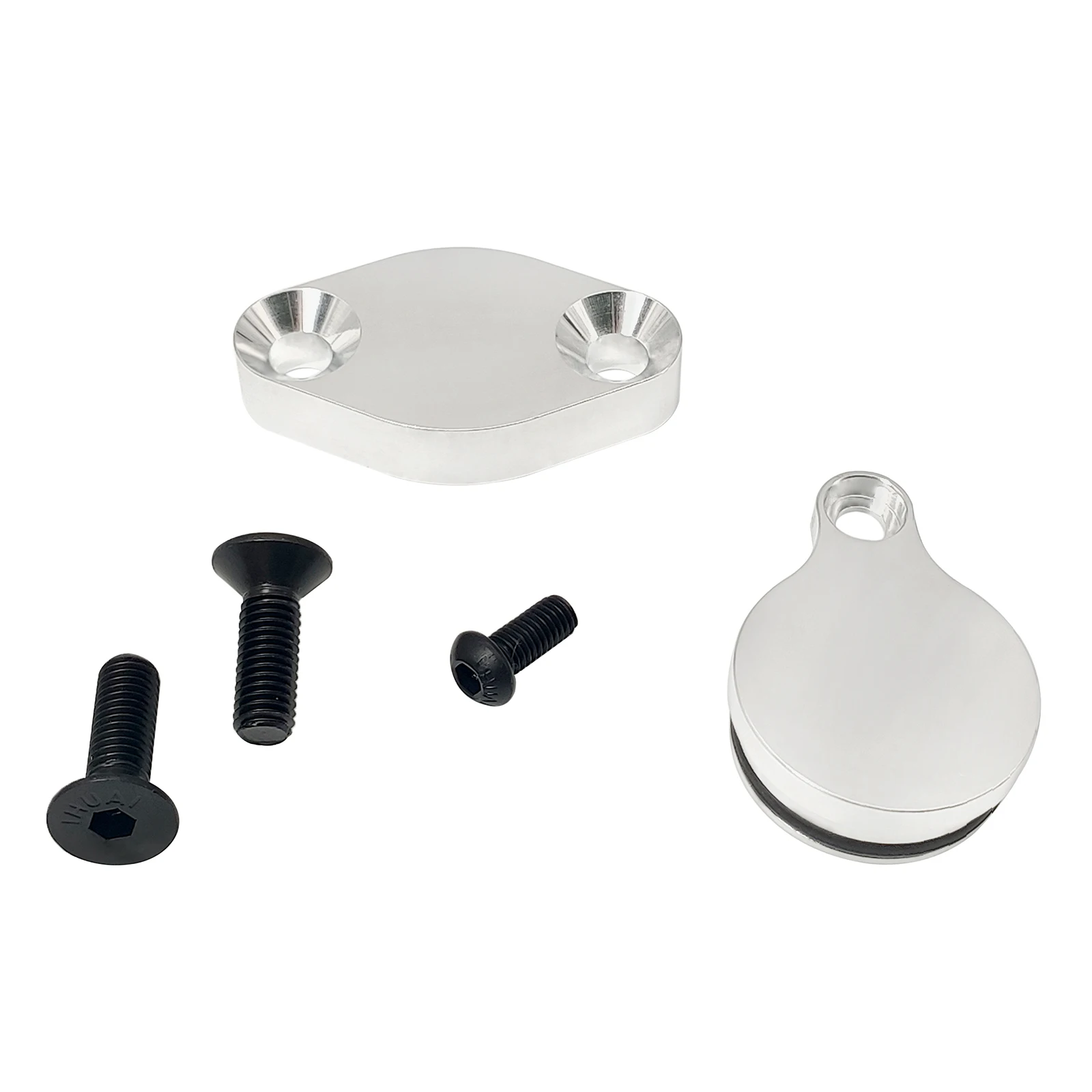 1 Set 14.9mm EGR Remove Intake / Exhaust Block Off Plate for