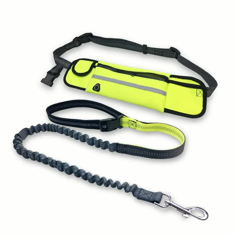 Dog Leash Running Nylon Hand Freely Pet Products Harness Collar Jogging Lead Adjustable Waist Leashes Traction Belt Rope | Дом и сад