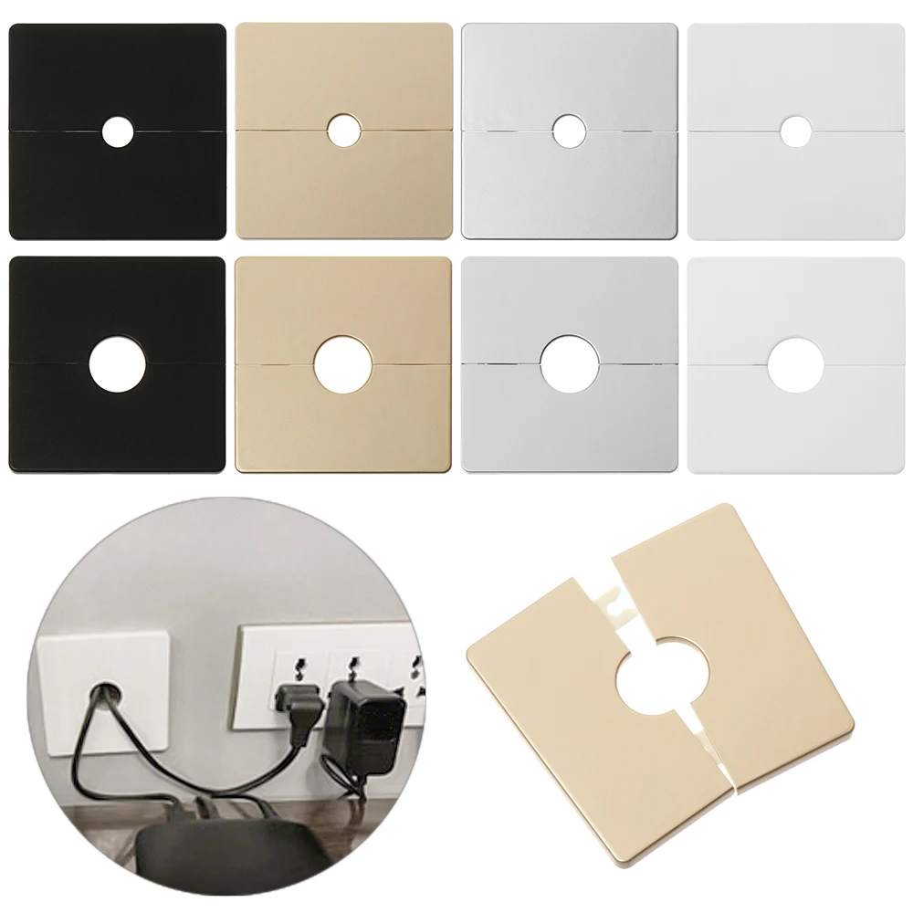 Wall Hole Cover Wires Abs Wall Wire Hole Cover Square Hole Plug