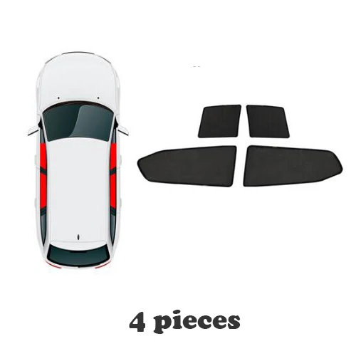 For Volvo XC60 2020 2019 2018 2015 Accessories Magnetic Car Sun shade Mesh Sunshade Side Window Sun Visor Sunscreen Insulation Four window 4Pcs