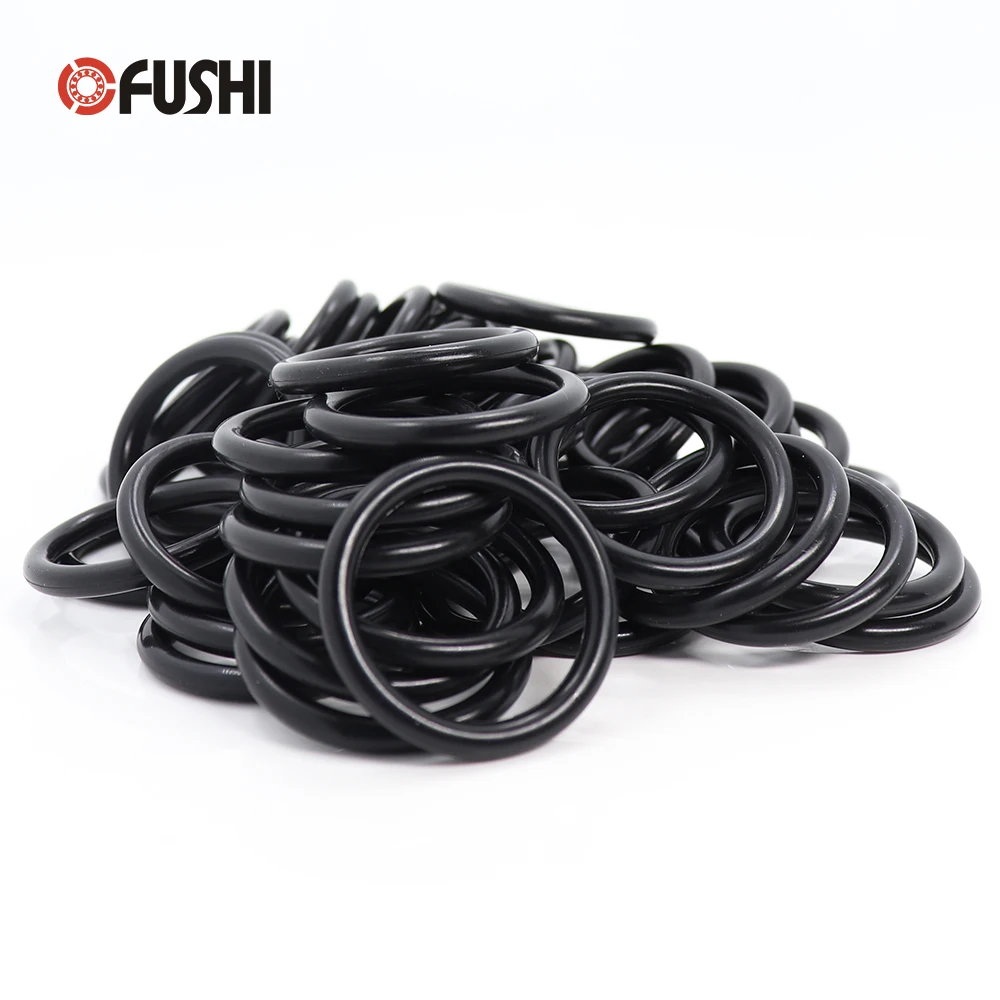 10pcs black o ring gasket cs2 4mm od 37mm 78mm nbr automobile nitrile rubber round o type corrosion oil resist sealing washer CS3.1mm NBR Rubber O RING OD 60/63/65/68/70/72/75/78/80/82/85/88*3.1 mm 50PCS O-Ring Nitrile Gasket seal Thickness 3.1mm ORing