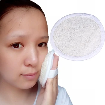 

1 Pcs Fast Shipping Loofah Luffa Facial Complexion Skin Disc Disk PadsMale / Female Face And Brush High Quality