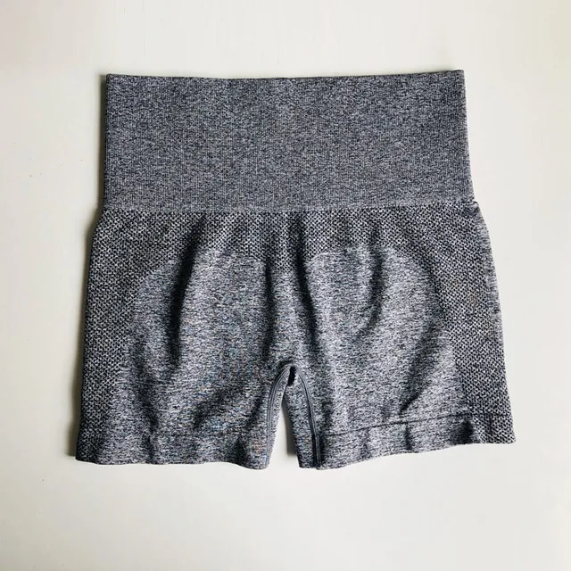 Gray Pants Женский бесшовный Набор для йоги из 2 предметов, одежда, высокий плотный спортивный бюстгалтер, бюстгальтер для тренировок пуш-ап для бедер, шорты, леггинсы - Цвет: Gray Pants