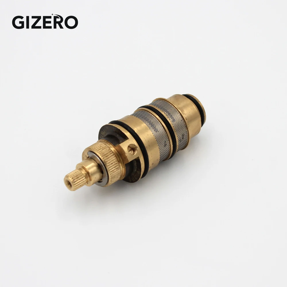 Thermostatic Cartridge Valve Copper Brass Temperature Control Thermostat Shower Mixing Faucet Cartridge Replacement ZR990 faucet valve faucet cartridge thermostatic mixing valve