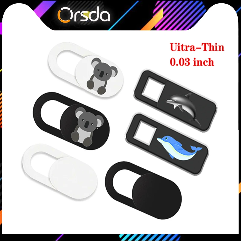 Orsda Webcam Cover Universal Phone Laptop Camera Cover Cache Slider Magnet Web Cam Cover for IPad PC Macbook Privacy Sticke afbeelding