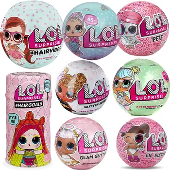 

Original lol Surprise Beautiful Hair Doll 5 Generation DIY Manual Blind Box Fashion Model Doll Girl Toy Kid Christmas Gift