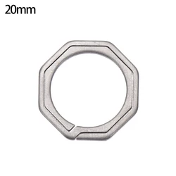 Titanium Alloy Lightweight Keychain Pendant - Sleek and Creative Accessory (20mm - 2)