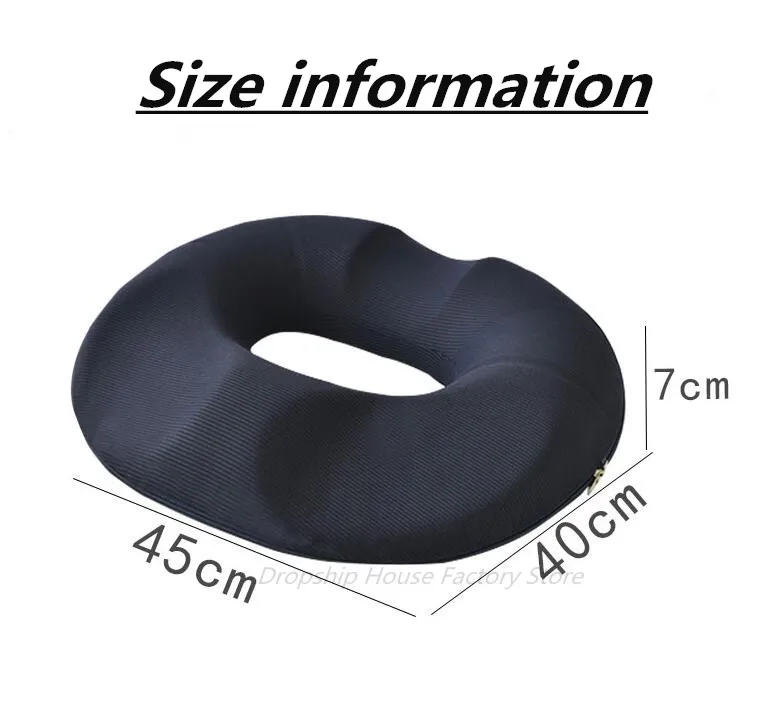 Anti Hemorrhoid Massage Chair Seat Cushion Hip Push Up Yoga Orthopedic Comfort Foam Tailbone Pillow Car Office Seat Cushion