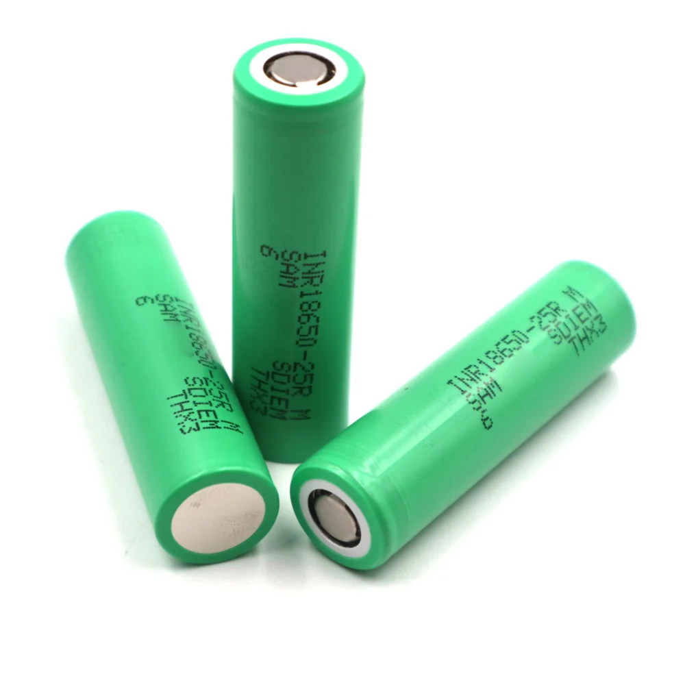 Batería Samsung INR 18650 25r 2500 mAh 20A - Elixir Vaper Shop y  Concentrados