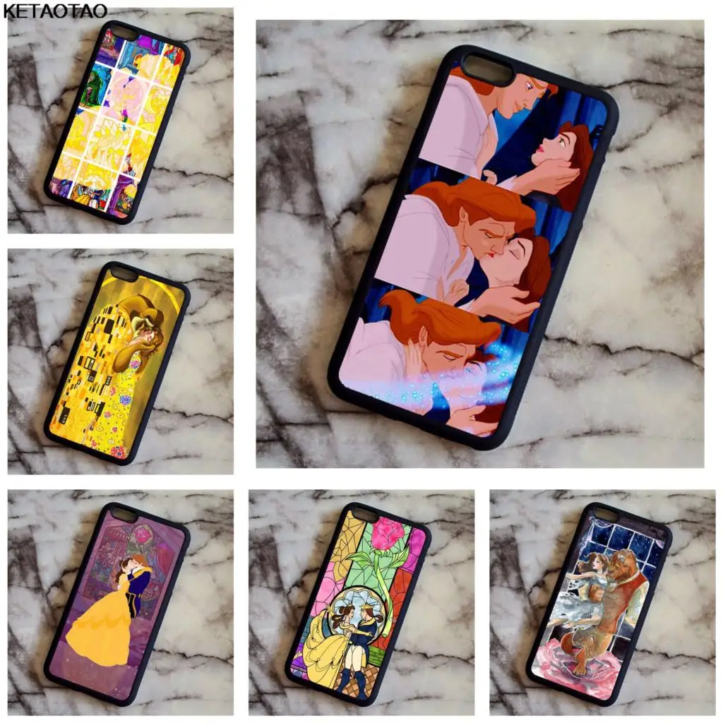 Чехол для телефона KETAOTAO beauty and The Beast s iPhone 4S 5C SE 5 5S 6 6S 7 8 Plus XR XS Max чехол из мягкого ТПУ