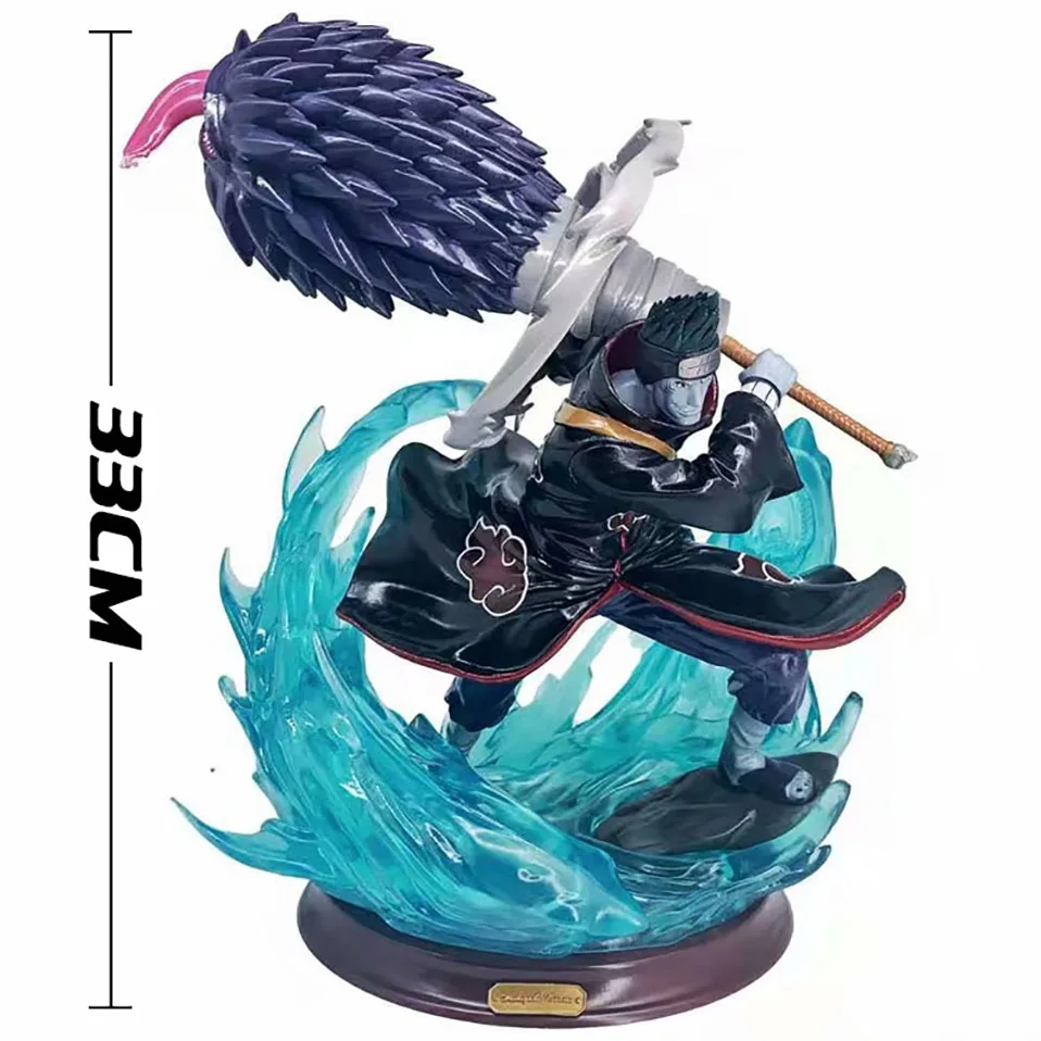 33 см японского аниме Наруто Hoshigaki Kisame ПВХ фигурка игрушки Аниме GK Hoshigaki Kisame Статуя Коллекционная модель игрушки подарок
