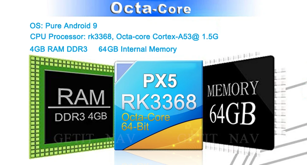 Best 64G ROM Android 9 Car DVD Stereo Multimedia Player Radio GPS for Porsche Cayenne 2003-2010 1