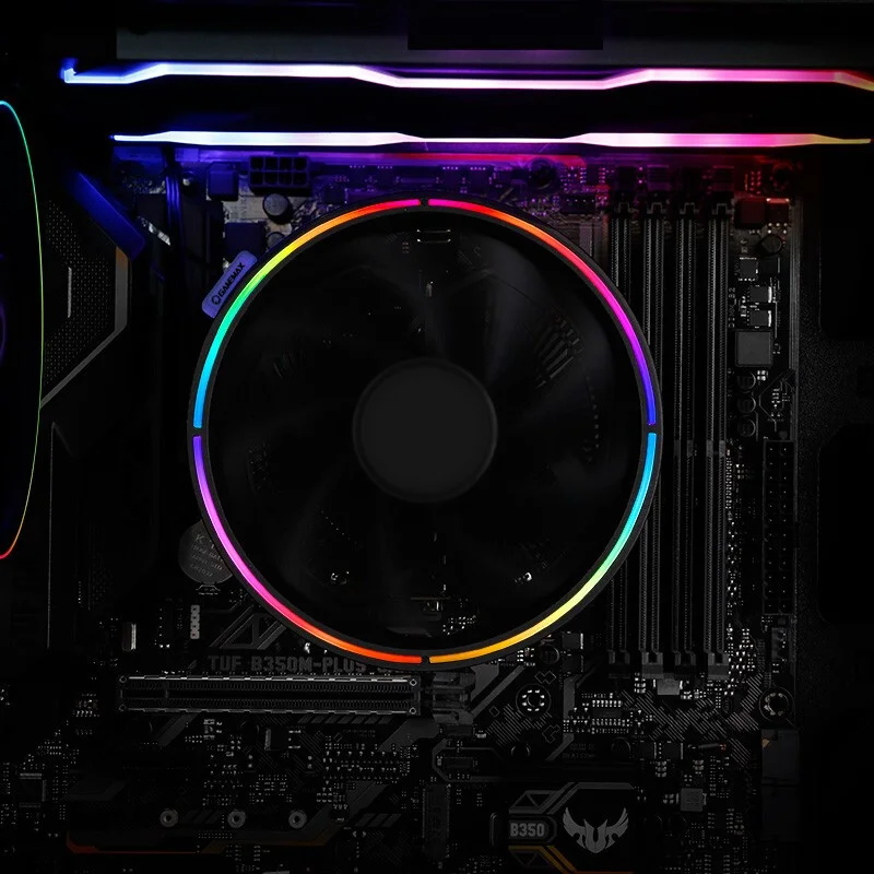 Кулер для процессора GameMax RGB кулер охлаждения ЦП 3pin 4pin PWM Intel LGA 775 115x1366 AMD AM3 AM4 ПК