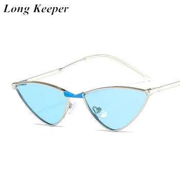 

Retro Blue Cat Eye Sunglasses Women Luxury Brand Designer Metal Frame Sun Glasses Female Cute Sexy Eyeware UV400 Oculos de sol