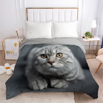 

3D Comforter Case Design Pet Cat Duvet Covers Quilt Cover Bed Linen Bedding Sets Quilt Covers 265*230cm King Size Bedding Bag
