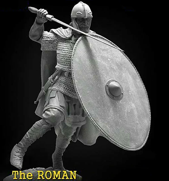 1/24 набор для сборки фигурок римского воина из смолы в масштабе 75 мм | Игрушки и