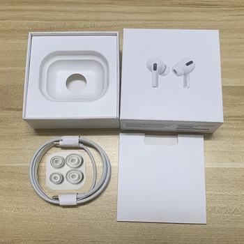 

Packing box for airpods pro [If only buy box Not include earphones] including earphone cable/replacement earplugs/logo box