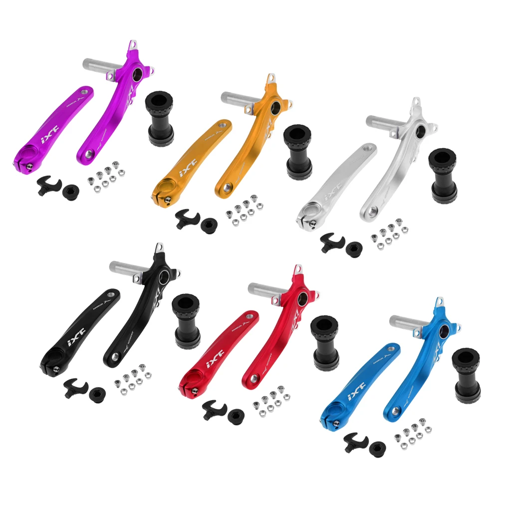 104BCD 170mm Crank MTB Mountain Bike Crankset Set Aluminium Alloy Bottom Bracket and Bolts Nuts